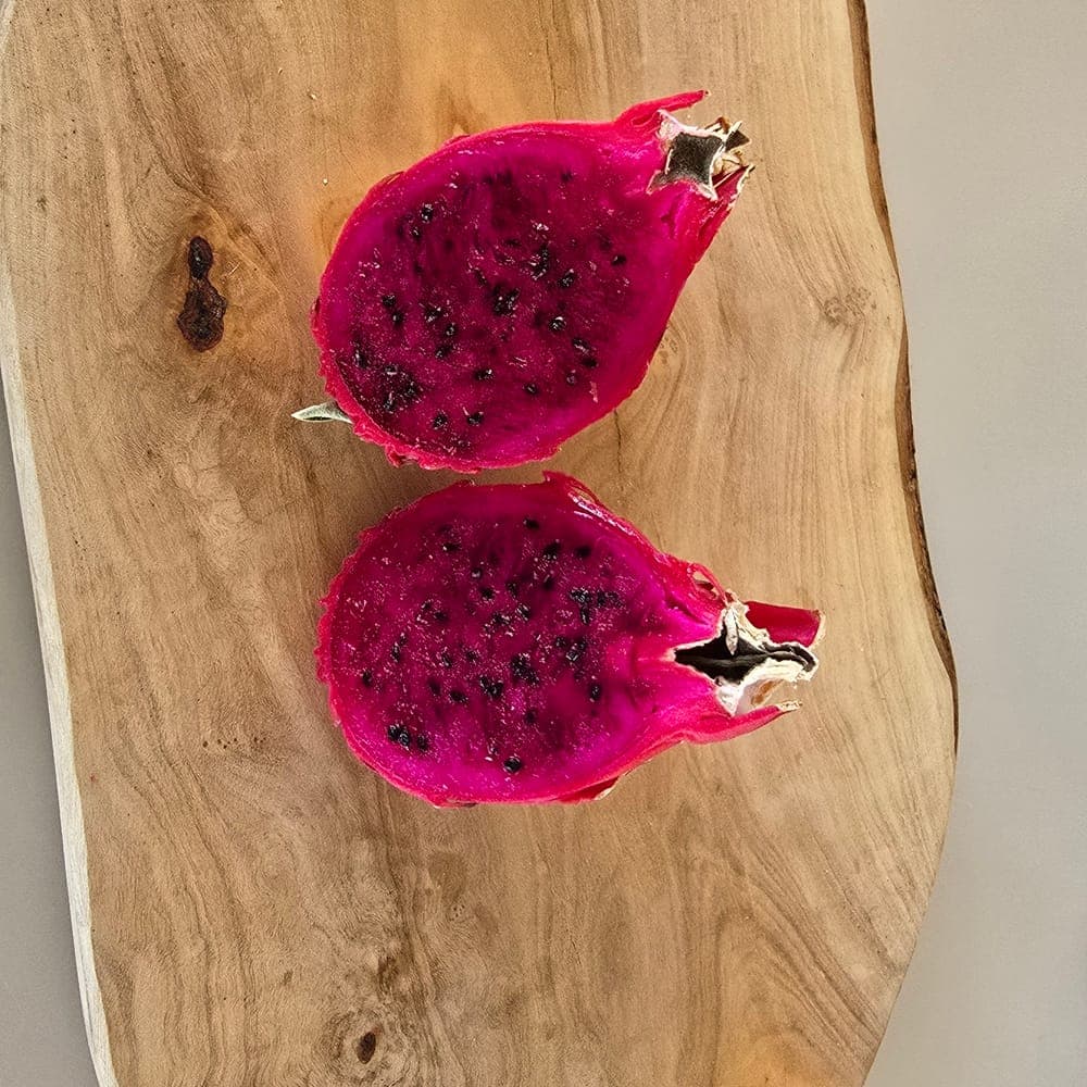 Neon Dragon Fruit Cutting