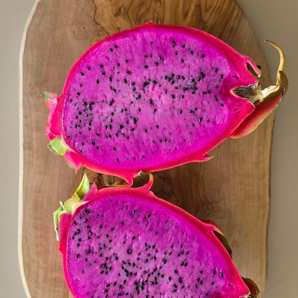 Cotton Candy Dragon Fruit Cutting